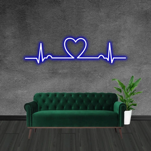 Heartbeat Led Neon Sign