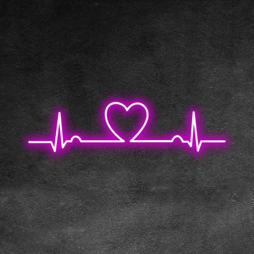 Heart-Beat-Neon-Sign
