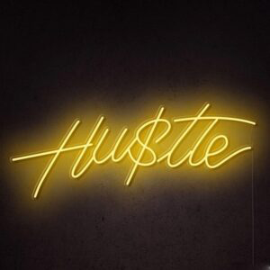 hustle-neon-sign